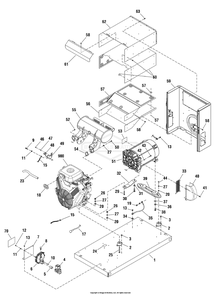 Part Location Diagram of 310949GS Briggs and Stratton Bulkhead-alternator